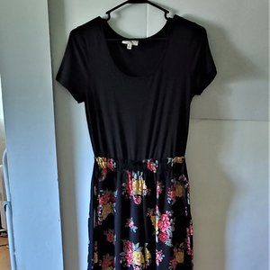 Ultra Flirt Women's One Piece Jumpsuit Pant Suit Size S Wide Flowy Legs